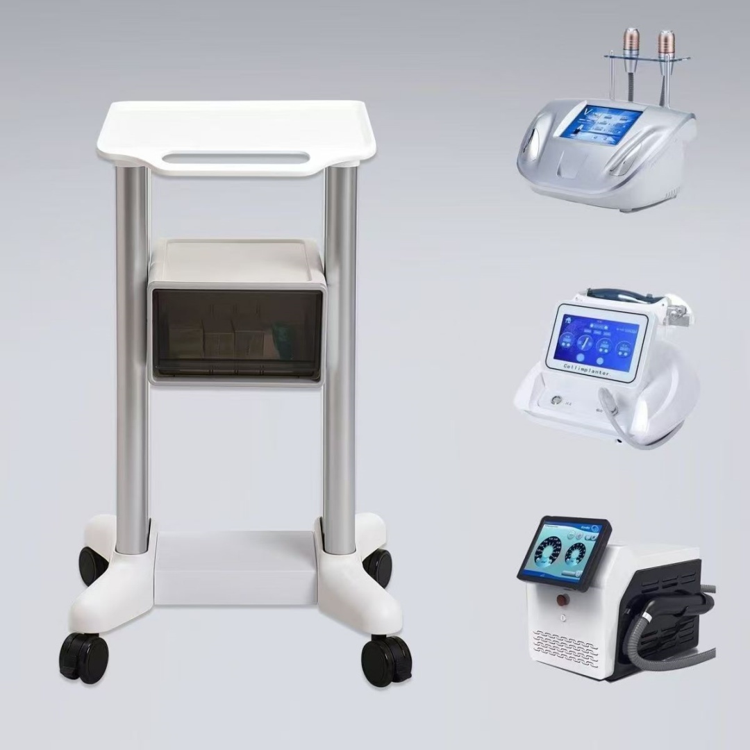 Medical Lab Officer - عربة تخزين طبية بعجلات مع درج