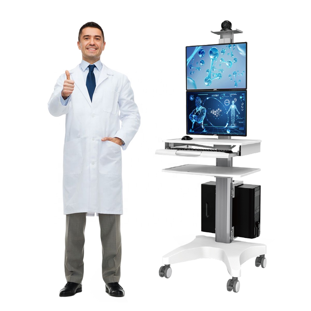Medical Lab Officer - عربة طبية متحركة قابلة للتعديل من