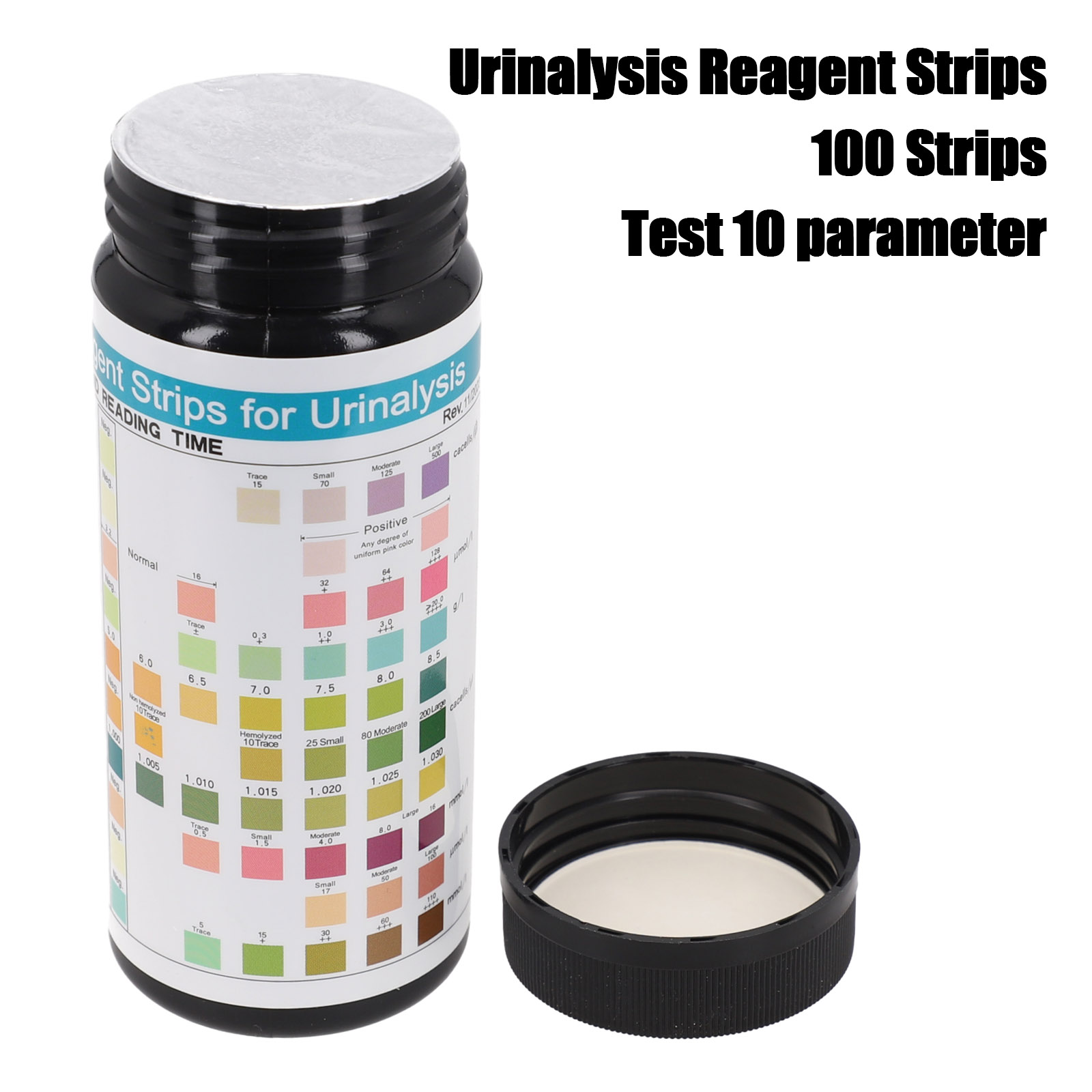 Urinalysis Reagent Strip - 100 شرائط URS-10T شرائط تحليل البول