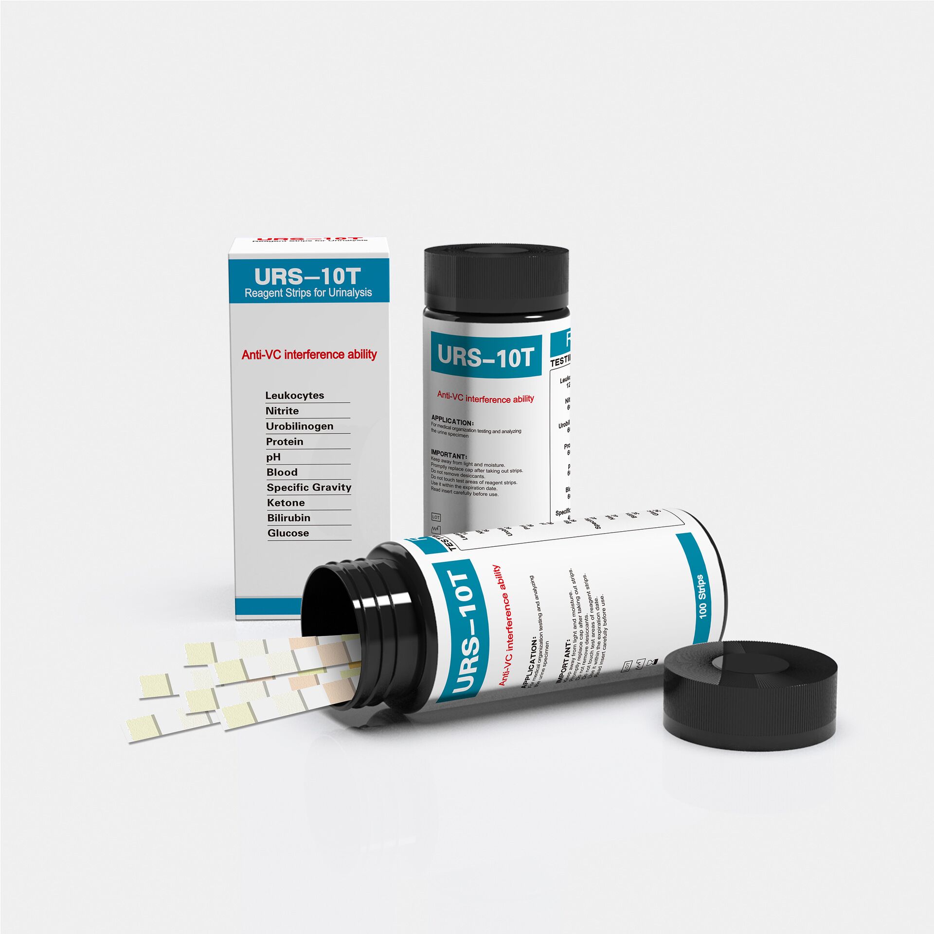 Urinalysis Reagent Strip - شرائط اختبار البول لتحليل البول ،
