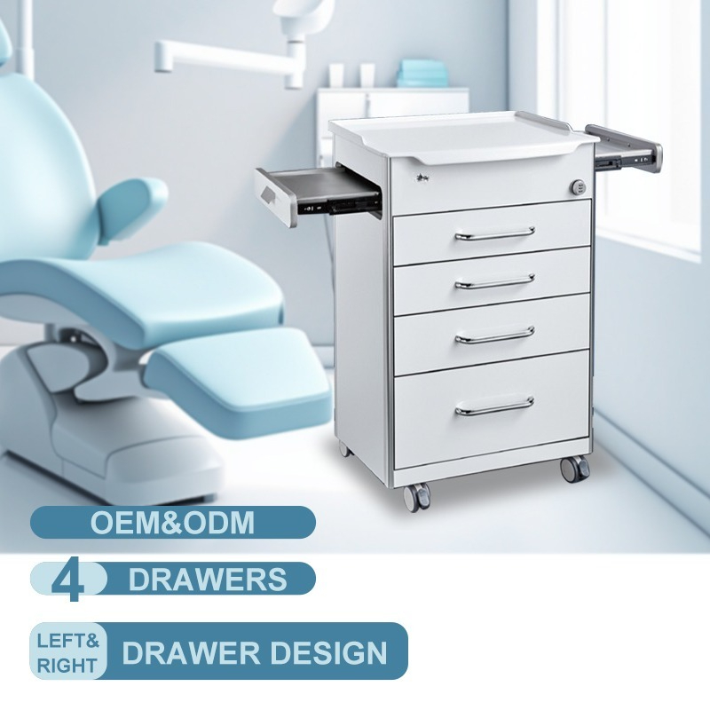 Medical Lab Officer - 6 أدراج خزانة تخزين مختبر الأسنان