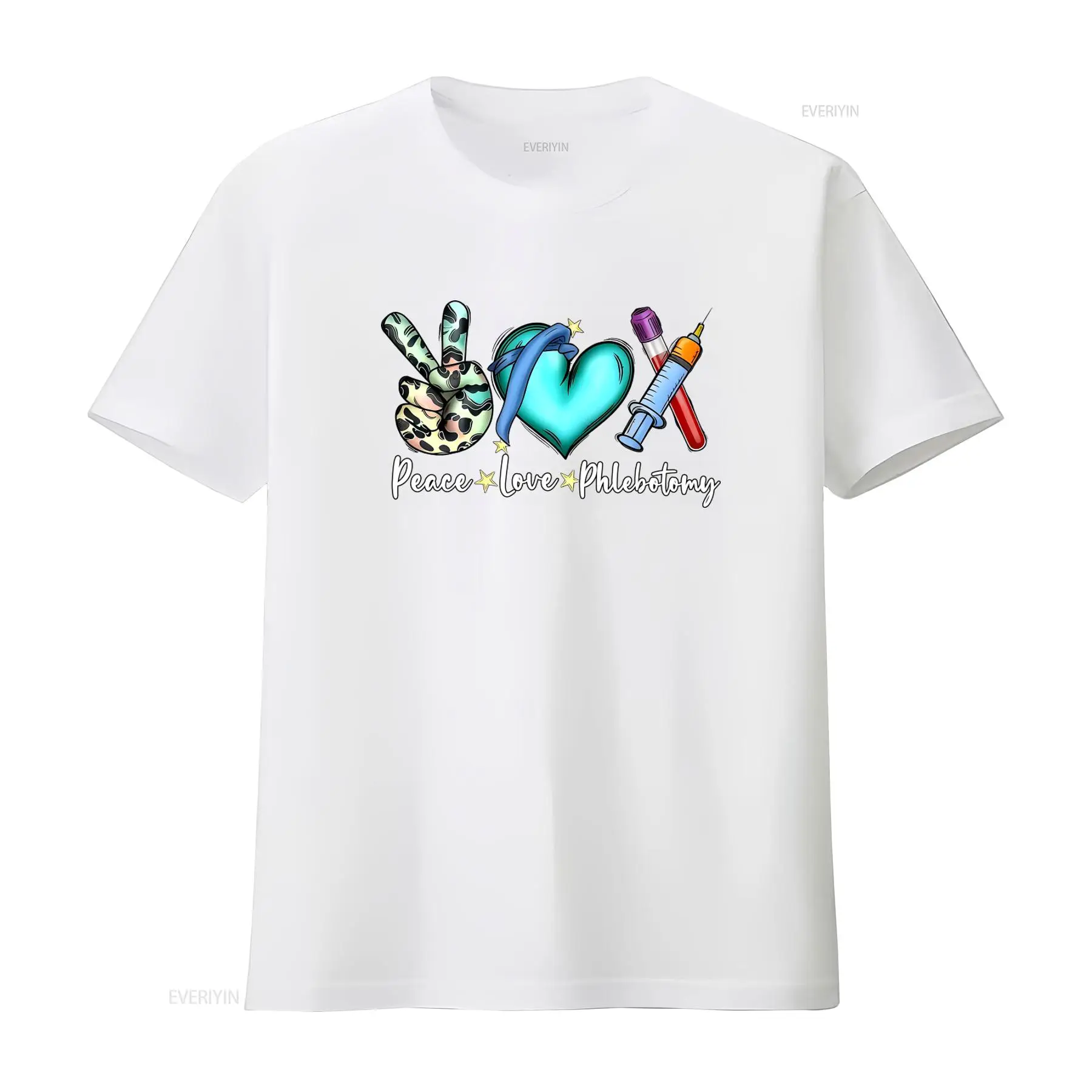 تي شيرت Peace Love Phlebotomy  - مراجعة Medical Laboratory Technologist وسعره