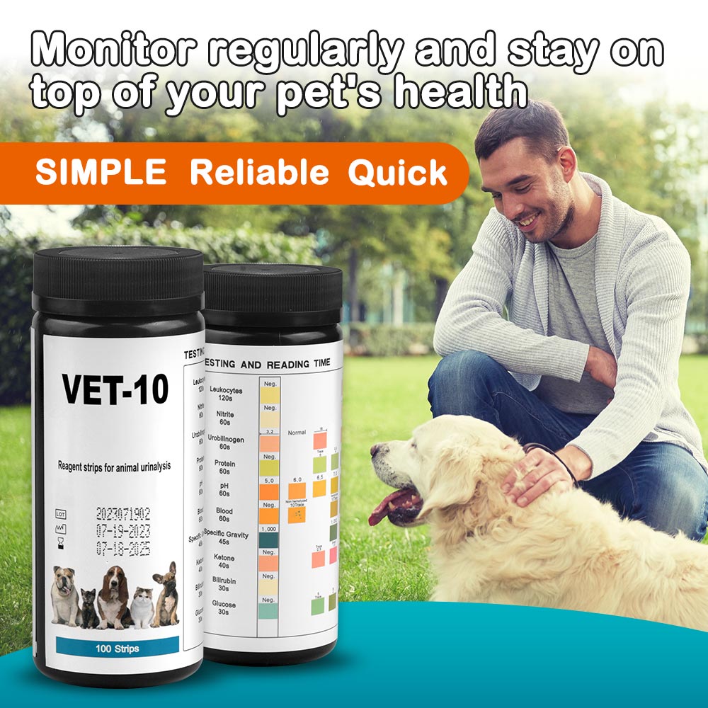 10-شرائط اختبار البول للقطط وا - مراجعة Urinalysis Reagent Strip وسعره